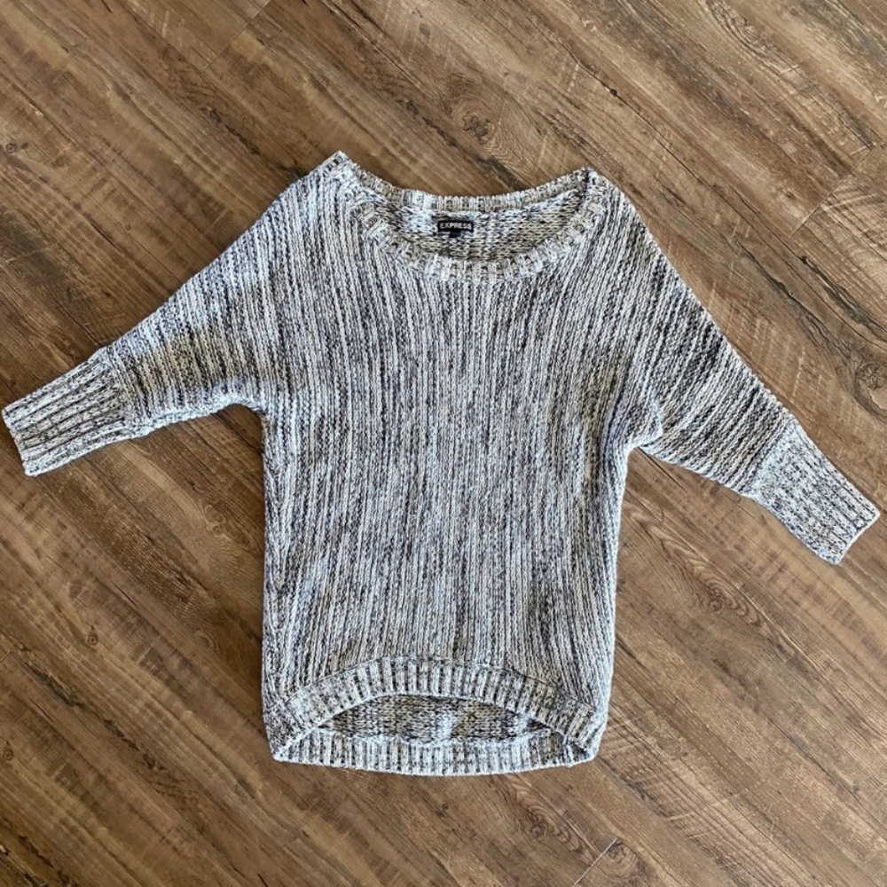 Express cable knit sweater small